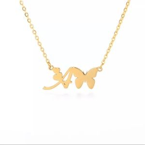 INITIAL LETTER “A” NECKLACE